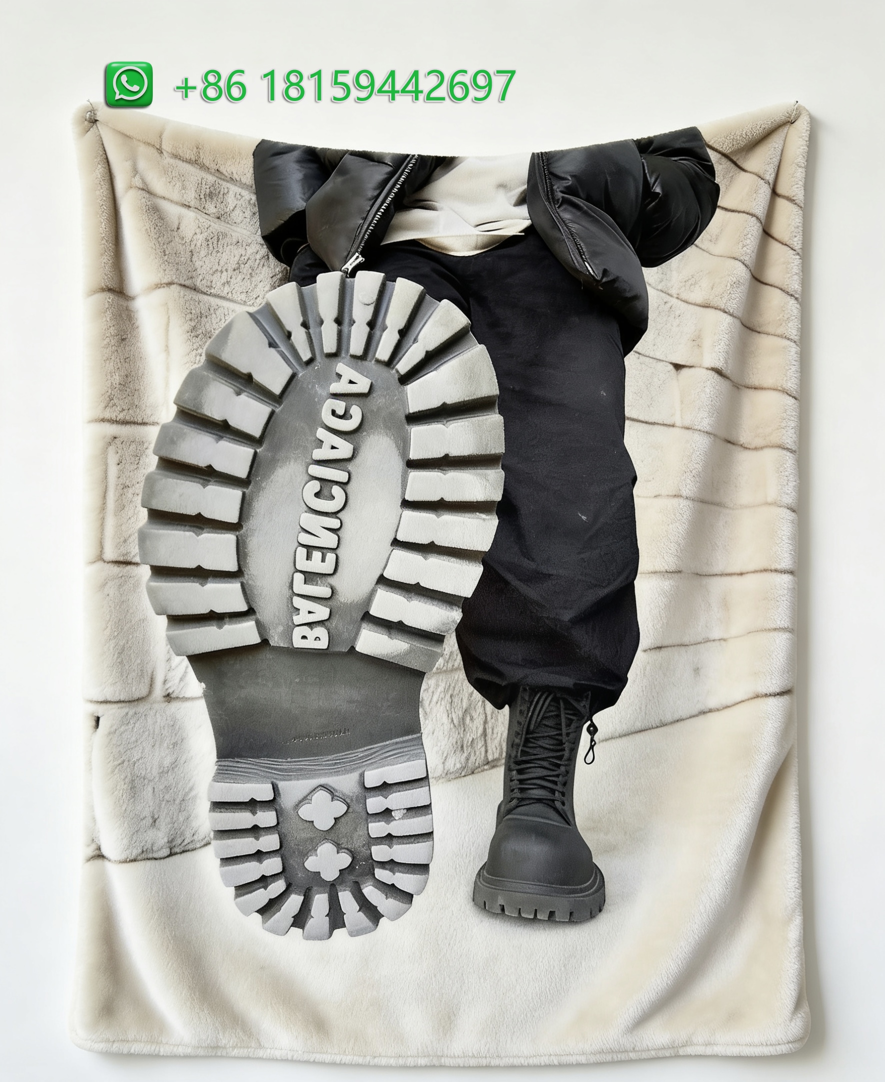 Balenciaga Throw Blankets